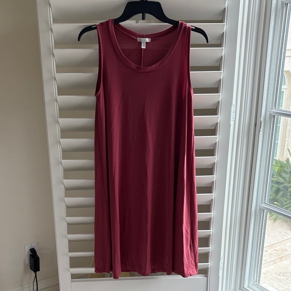 Abound Women's Midi Dress in Deep Red - Picture 1 of 2